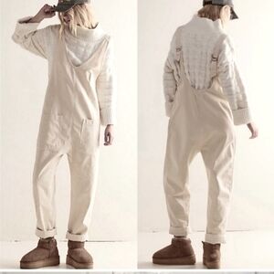 Free People Cream Jumpsuit Sizes XS,M,L